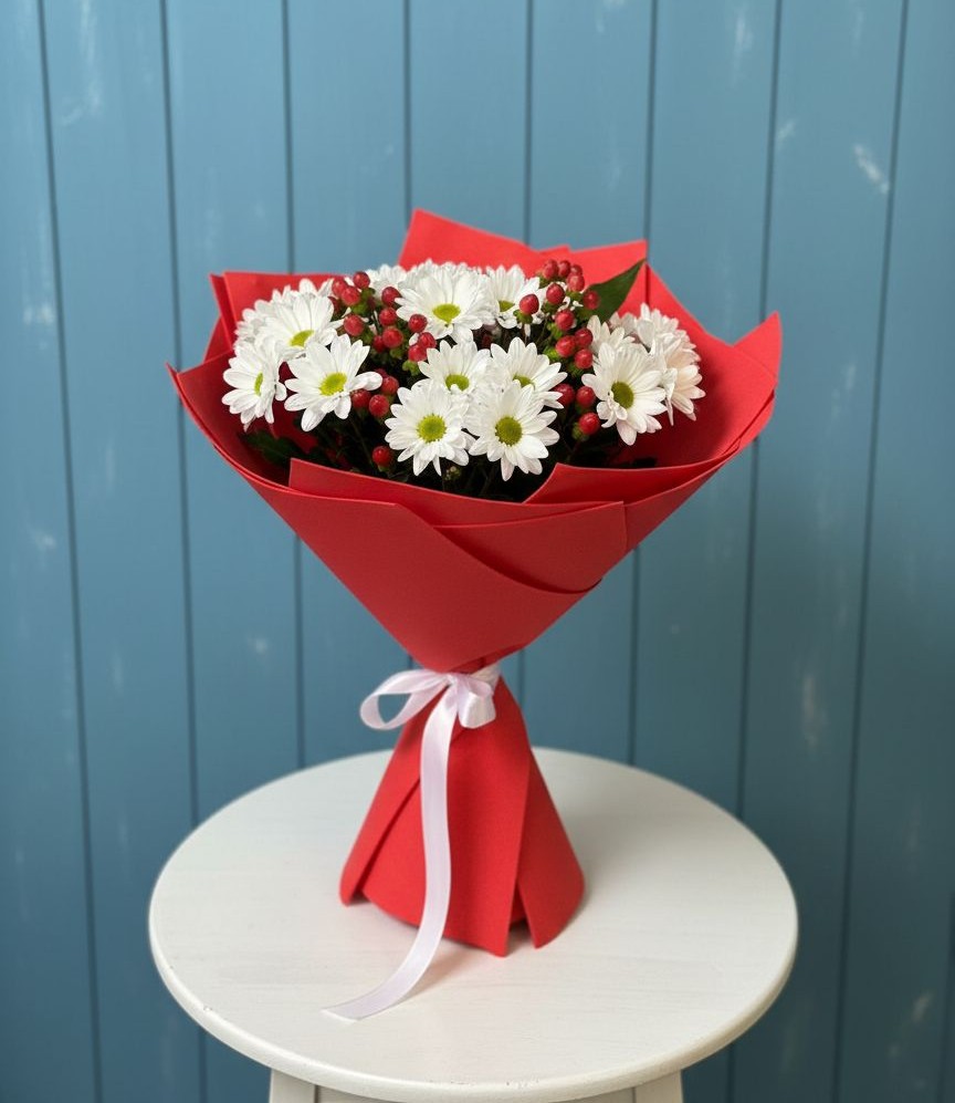 Букет цветов из: Хризантемы в Кунгуре