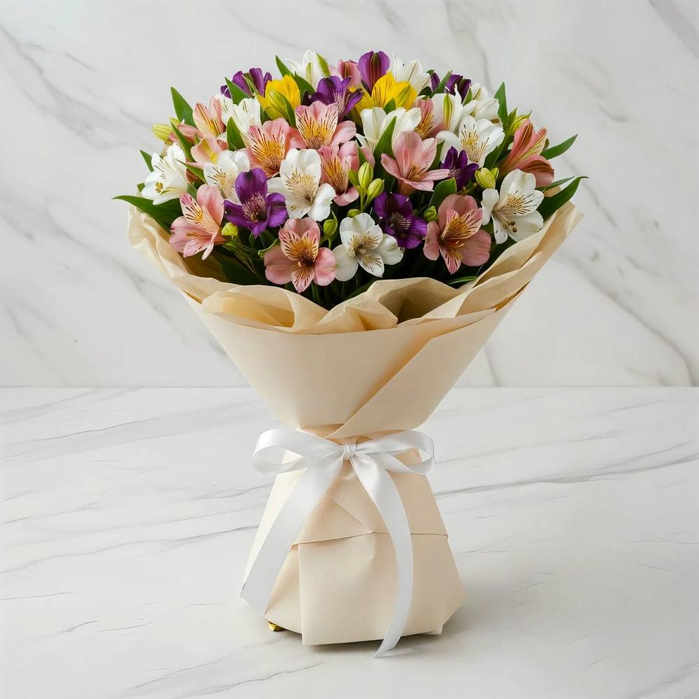 Букет цветов из: Альстромерии в Кунгуре