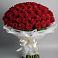 Букет 101 Красная роза Блэк Мэджик в Кунгуре