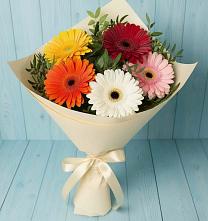 Букет цветов из:  Герберы в Кунгуре