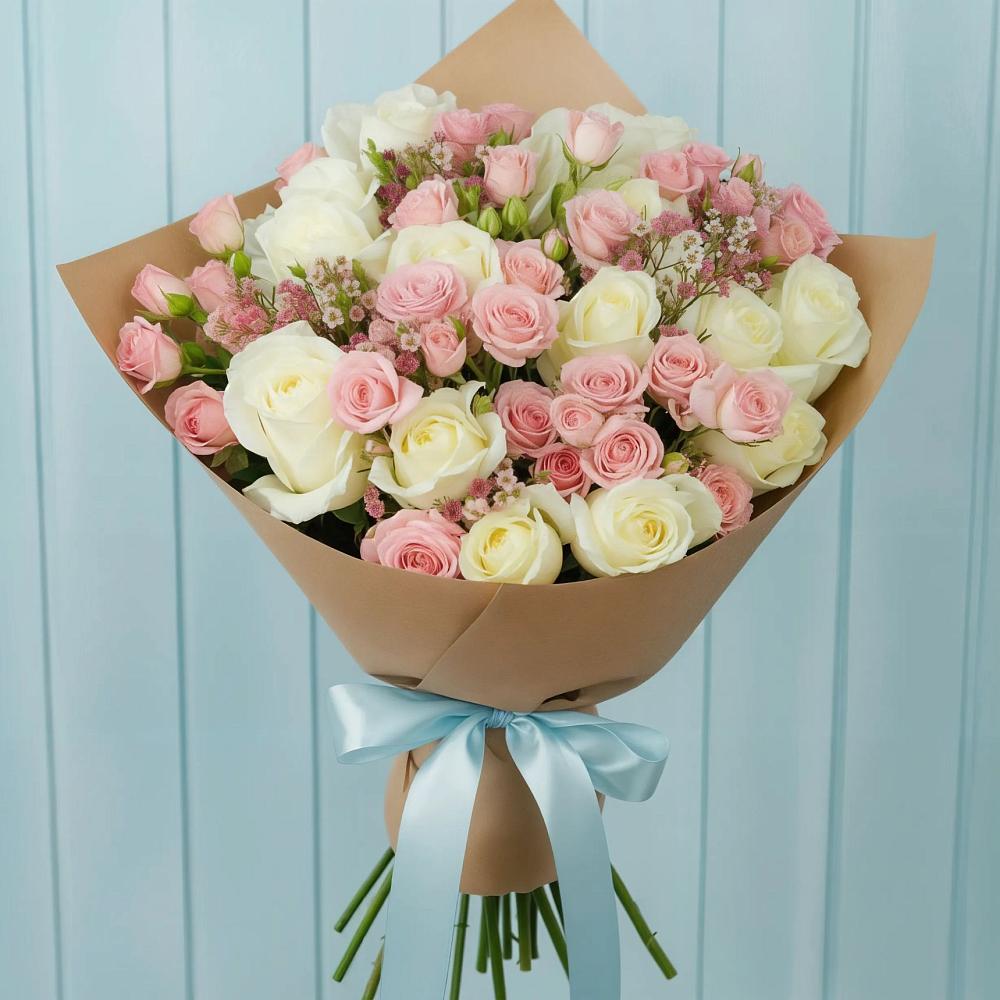 Букет цветов из: Розы в Кунгуре