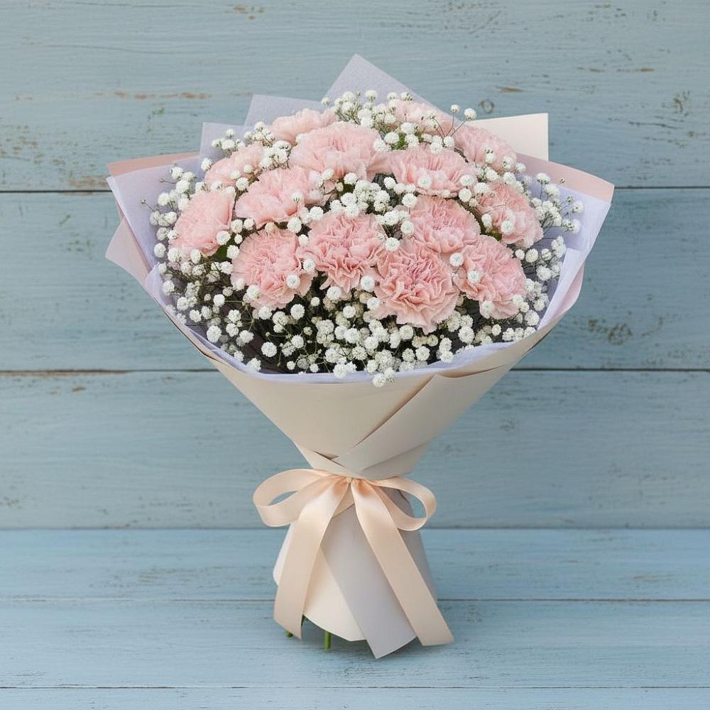 Букет цветов из: Гвоздики в Кунгуре