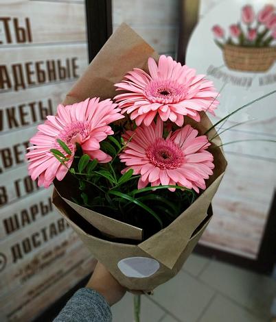 Букет цветов из: Герберы в Кунгуре