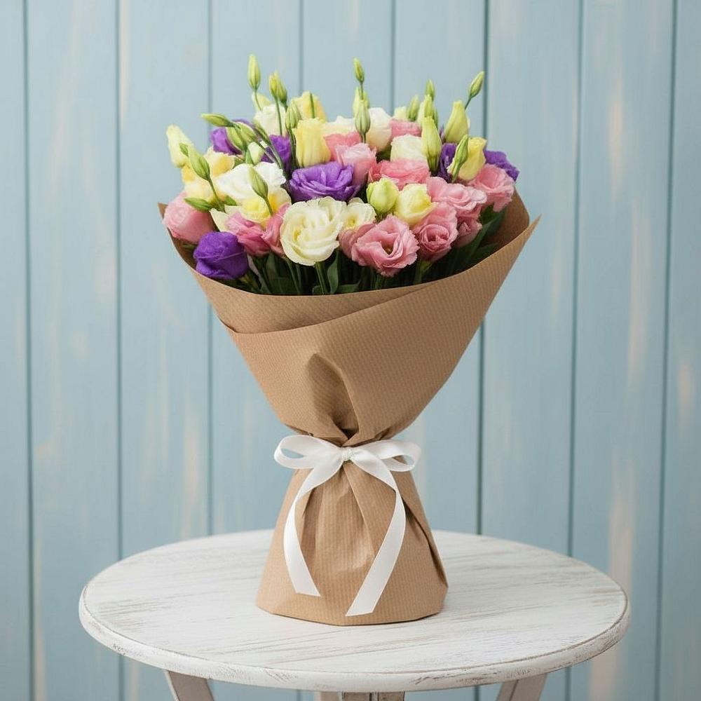 Букет цветов из: Лизиантусы в Кунгуре