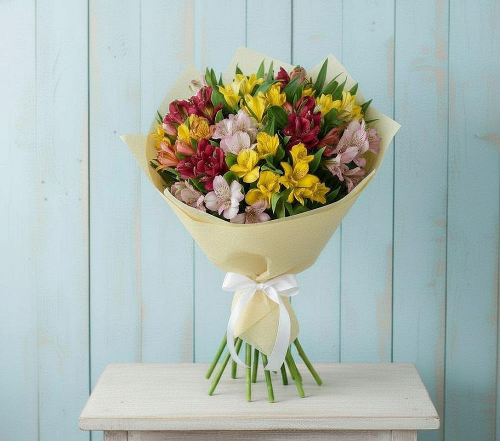 Букет цветов из: Альстромерии в Кунгуре