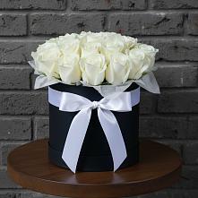 Цветочная композиция из Розы в шляпной коробке #REPLACE_PRED# Кунгуре